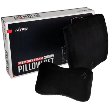 Nitro Concepts Memory Foam Cushion Set - Black/Bla