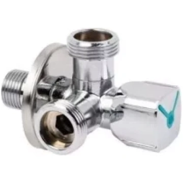 ARCO stūra ventilis 1/2"x3/4"x3/4" hroms A-80 TWIN
