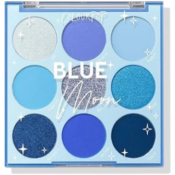 ColourPop „Blue Moon“ acu ēnu palete — monohromati