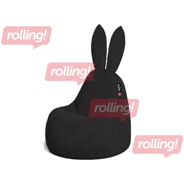 Sēžammaiss Qubo Baby Rabbit Onyx, Feel Fit