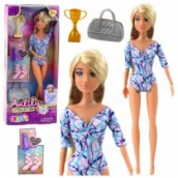 LEAN Toys Anlily Ballerina Doll with Movable Limbs