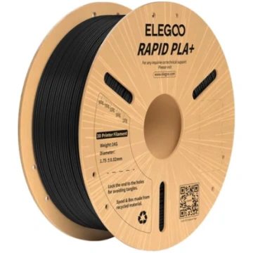 ELEGOO Rapid PLA+ Filament (Black) 50.203.0114