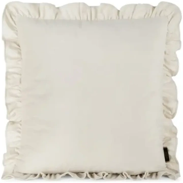 Poszewka dekoracyjna 45x45 Brenda kremowa z falban