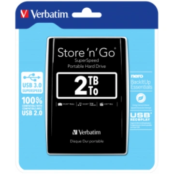 Verbatim Store "n" Go external hard drive 2048 GB 