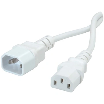 Value Monitor Power Cable, IEC 320 C14 - C13, whit