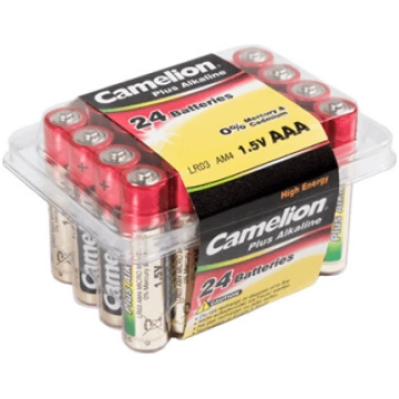 Camelion LR03-PB24 AAA/LR03, Plus Alkaline, 24 pc(