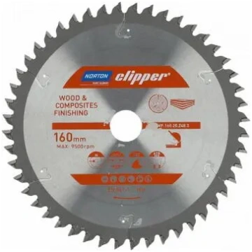 Kokgriežu zāģa ripa Norton Clipper 260 mm x 30 mm 