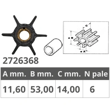 Girante per Hidea / Yamaha / Selva Finnord
