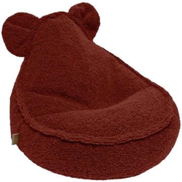BEARLY Pufs Teddy brūns MEOWBABY