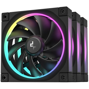 DeepCool FL12-3 in 1 Computer case Fan 12 cm Black
