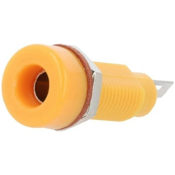 Laboratory connector: 4mm banana; socket; 60VDC; 1