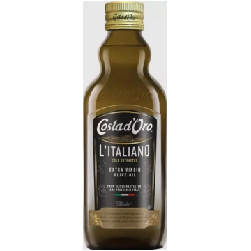 Oliveļļa COSTA D"ORO Extra Virgin 500ml (Itālija)