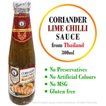 THAI DANCER Coriander Lime Chilli 300ml. Mērce
