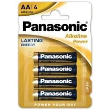 Alkāla baterijas AA Panasonic MN1500/E91 4 gab. — 