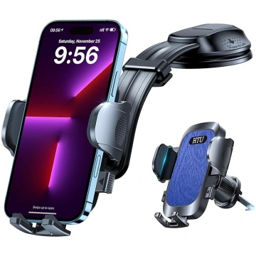 HTU 【Upgrade Bendable Arm Mobile Phone Holder Car【