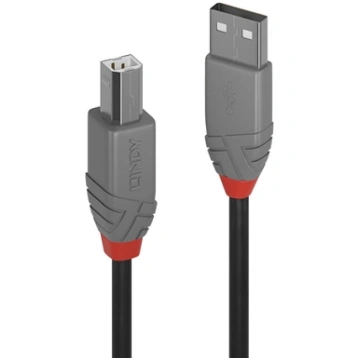 Lindy 2m USB 2.0 Type A to B Cable, Anthra Line 36