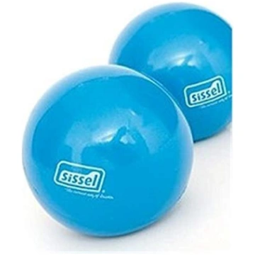 SISSEL® Pilates Svara bumbas, zilas, 900 g, 2 gab