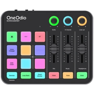 OneOdio Solocaster Audio Mixer and Sound Card