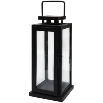 Laterna Tower 11x10x25cm melna 9149249 (4750959149