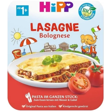 HiPP makaroni veselos gabalos Lasagna Bolognese 25