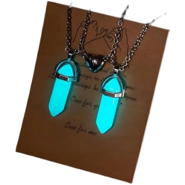 MIVY Rock Crystal Kaklarota, 2 gabali, zils gaisma