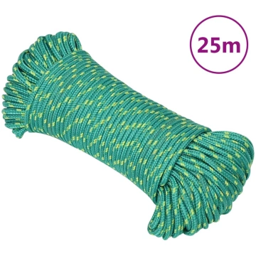 Laivu virve, zaļa, 5 mm, 25 m, polipropilēns