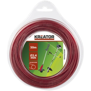 Trimmera aukla 2,4mm, KREATOR, KRTGTR2450, Spoles 