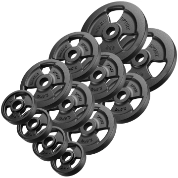 30mm svara diski Tri-Grip weight plates made of ca