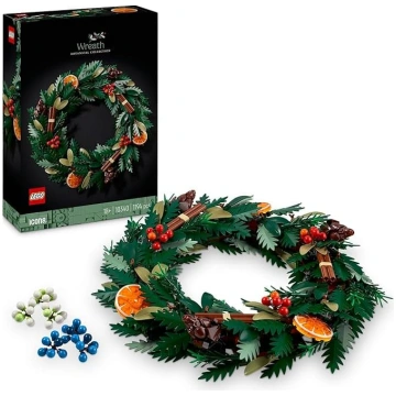 LEGO Botanicals Ziemassvētku vainags, ziemas rotāj