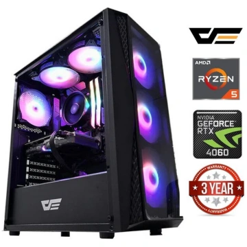 Dators Ryzen 5 5600X 16GB 512GB SSD RTX 4060 Windo