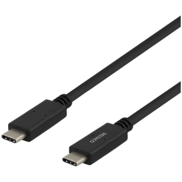 DELTACO USB-C - USB-C kabelis, 5Gbit / s, 5A, 2M, 