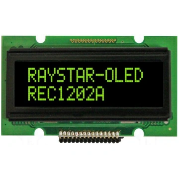 Display: OLED | alphanumeric | 12x2 | Dim: 55.7x32