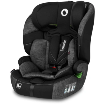 Bērnu autokrēsls Lionelo Levi One i-Size, melna kr