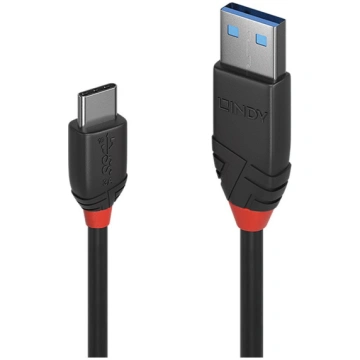 Lindy Black Line - USB-C cable - USB-C to USB Type