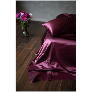 Zīda segas pārvalks Burgundy (22mm) Charme Silk