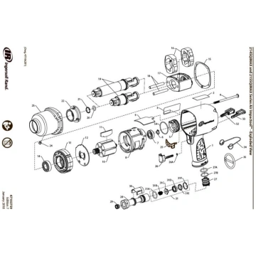 Ingersoll Rand instrumentu rezerves daļas Remonta 