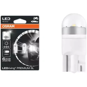 LED spuldze OSRAM LEDRIVING 12V W5W COOL WHITE PRE