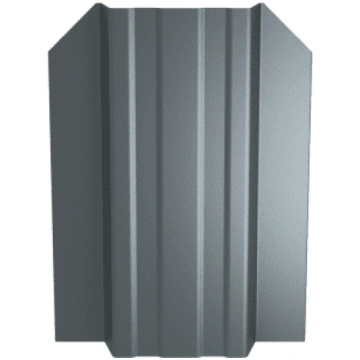 Profilēta metāla žoga štaketas STANDARD RAL7016 (A