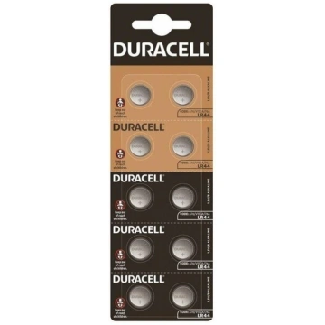 Duracell LR44/ A76/ V13GA sārma baterijas 10 gab