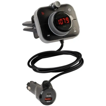 FM raidītājs Kenner, BT, USB, brīvroku