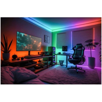 Led sloksne 12v 5050 Rgb 30 Led/m 1m Ip20 daudzkrā
