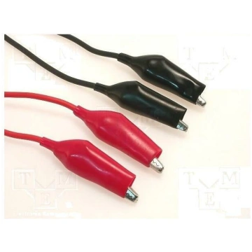Test leads; Urated: 60VDC; Len: 1m; both sides,cro