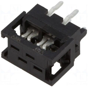 Micro-MaTch | adapter | PIN: 4 | IDC,THT | on PCBs