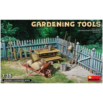 Līmējams modelis MiniArt 35641 Gardening Tools 1/3
