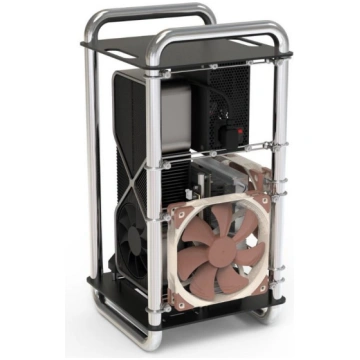 Streacom DA6 XL Vertical Open Frame ITX Case GESC-