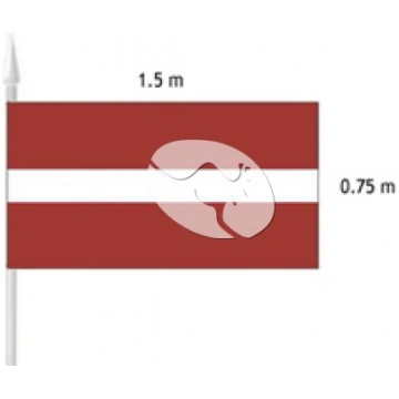 Latvijas valsts karogs (fasādei) 1gab