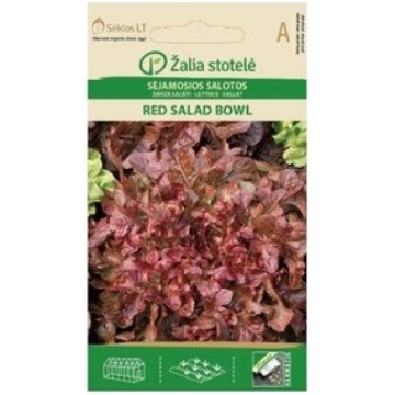 DĀRZA SALĀTI RED SALAD BOWL Žalia stotelė