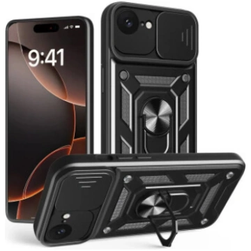 Defender Slide case for iPhone 16e black TFO GSM18