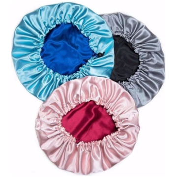 Satin Bonnet dual color - Black/Silver