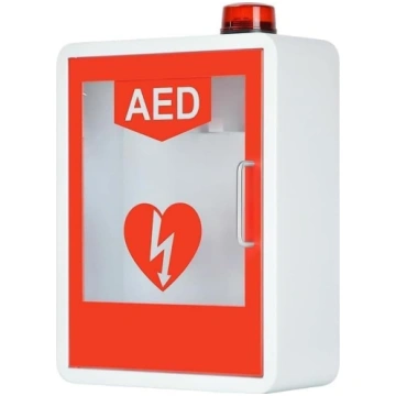 AED defibrilatora glabāšanas skapis - pie sienas s